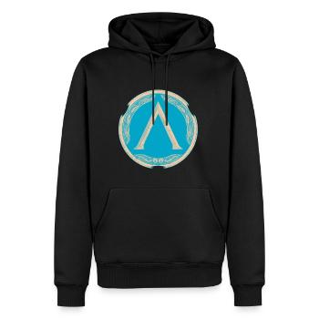 Sparta Krieger - Sweat à capuche Premium bio Homme - noir - Devant - Nico (187cm)