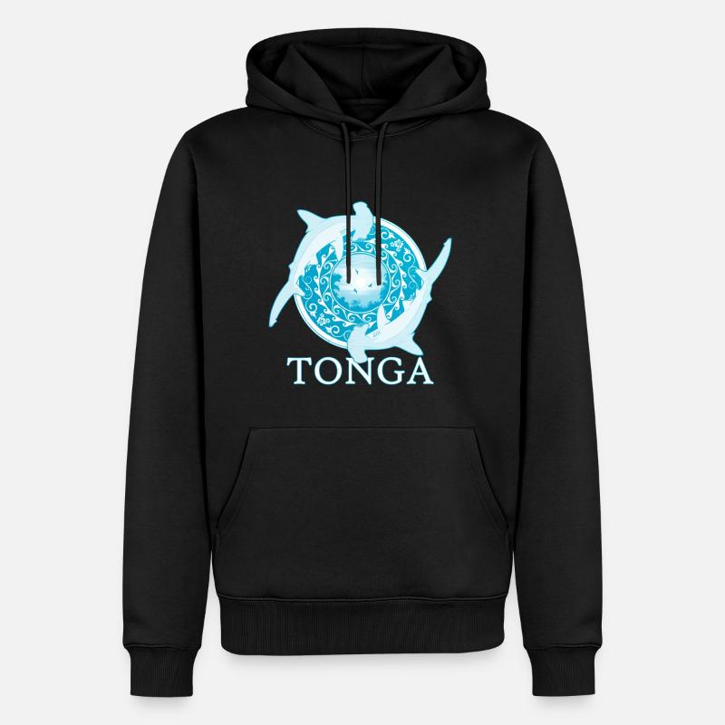 Requins-marteaux Tonga Pride - Sweat à capuche Premium bio Homme - noir