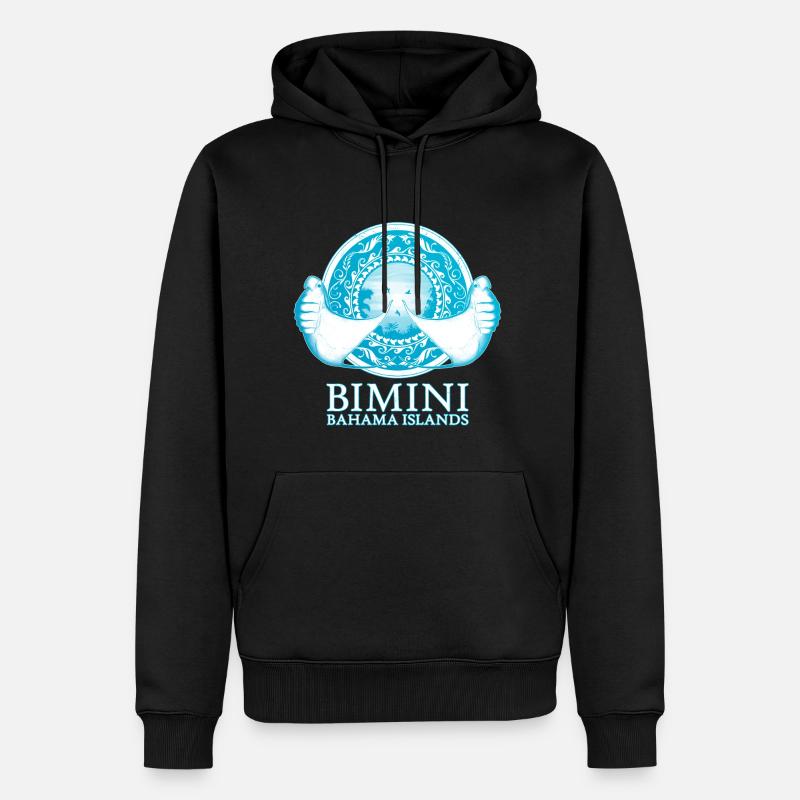 Mantarochen Bimini Bahamas - Männer Premium Bio Hoodie - Schwarz