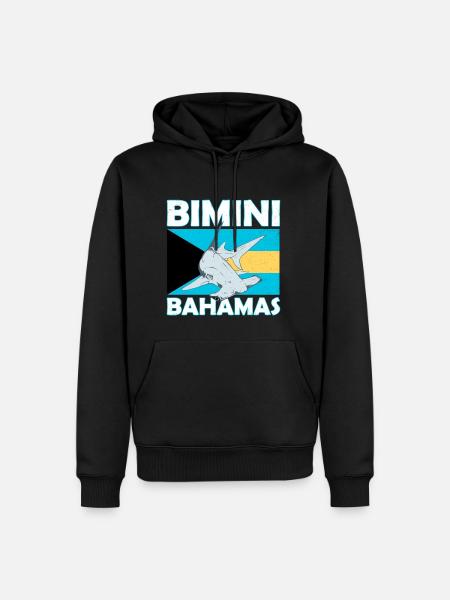 Requin-marteau Bimini Bahamas - Sweat à capuche Premium bio Homme - noir