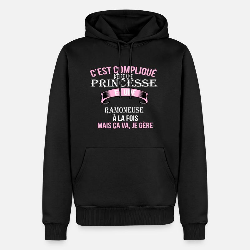 Ramoneuse - Sweat à capuche Premium bio Homme - noir