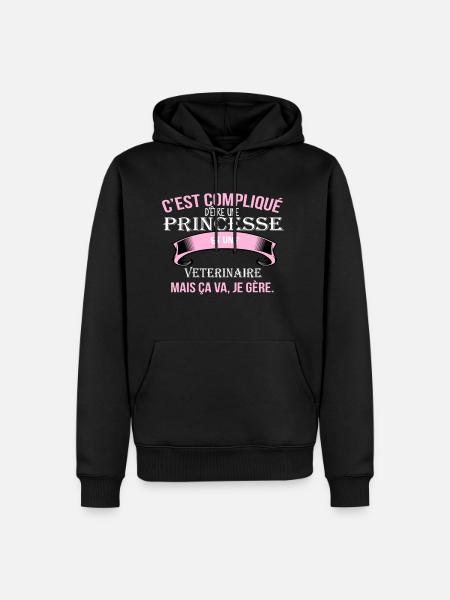 Veterinary - Men’s Premium Organic Hoodie - black