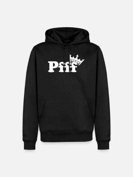 Pfff - Männer Premium Bio Hoodie - Schwarz