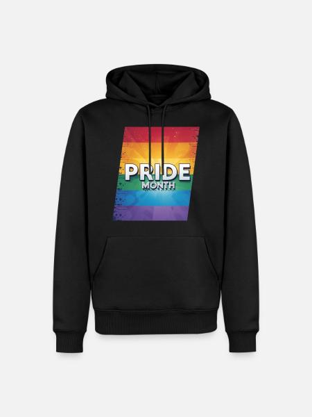 LGBTQ Pride Month - Men’s Premium Organic Hoodie - black