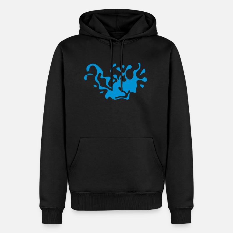 Spritzen 1 - Männer Premium Bio Hoodie - Schwarz