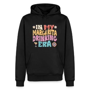 in my margarita drinking era - Männer Premium Bio Hoodie - Schwarz - Vorne - Nico (187cm)