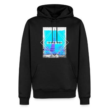 Turin Torino Italien Stadt Skyline Liebe Urlaub - Männer Premium Bio Hoodie - Schwarz - Vorne - Nico (187cm)