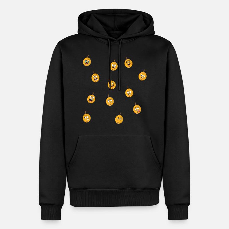 nèfle - Sweat à capuche Premium bio Homme - noir