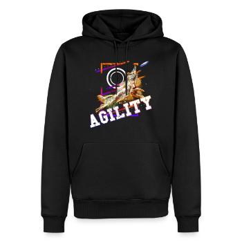 Agility Dog Sport Dog Sports Dog Training - Sweat à capuche Premium bio Homme - noir - Devant - Nico (187cm)
