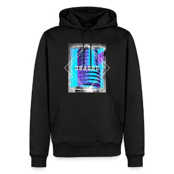 Bochum Deutschland Stadt Skyline Heimat Liebe - Männer Premium Bio Hoodie - Schwarz - Vorne - Nico (187cm)