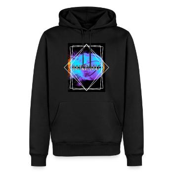 Basketball Basketballer Feuer Sport Spieler Fan - Männer Premium Bio Hoodie - Schwarz - Vorne - Nico (187cm)