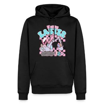 Happy Easter - Männer Premium Bio Hoodie - Schwarz - Vorne - Nico (187cm)