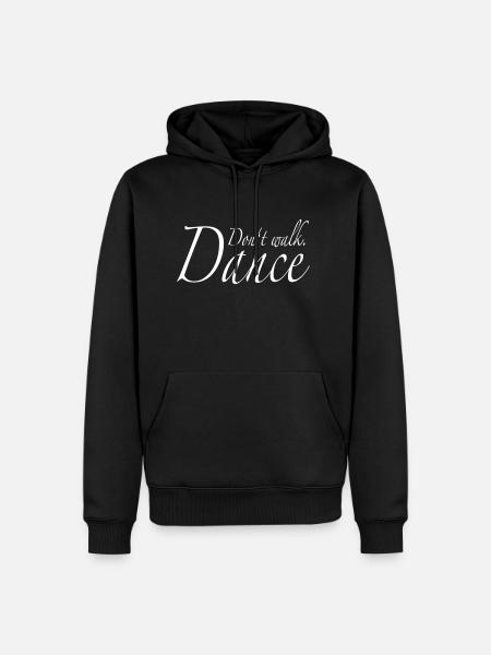 dance - Men’s Premium Organic Hoodie - black