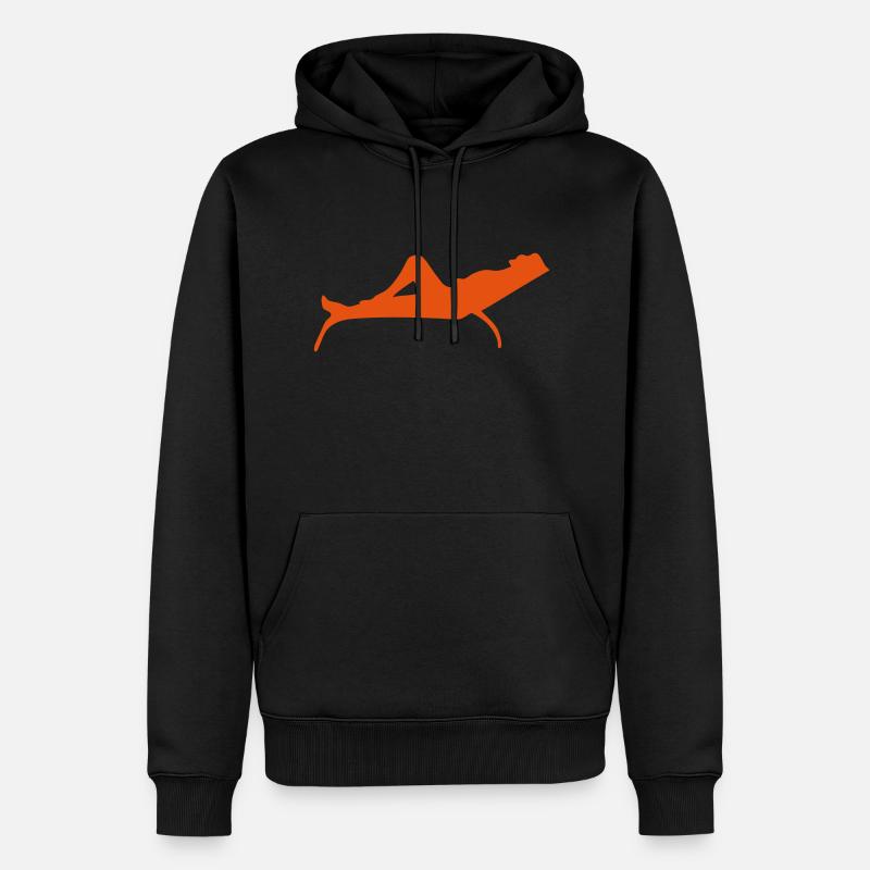 transat repos transate homme 0 - Sweat à capuche Premium bio Homme - noir