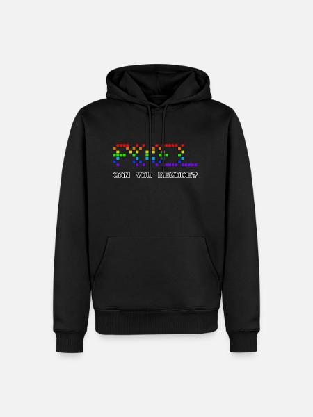 Can you decode? - Men’s Premium Organic Hoodie -