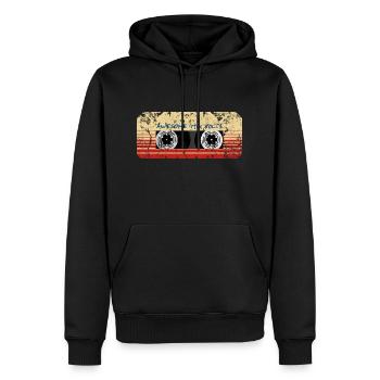 Mix Tape Awesome Vol.1 - Männer Premium Bio Hoodie - Schwarz - Vorne - Nico (187cm)