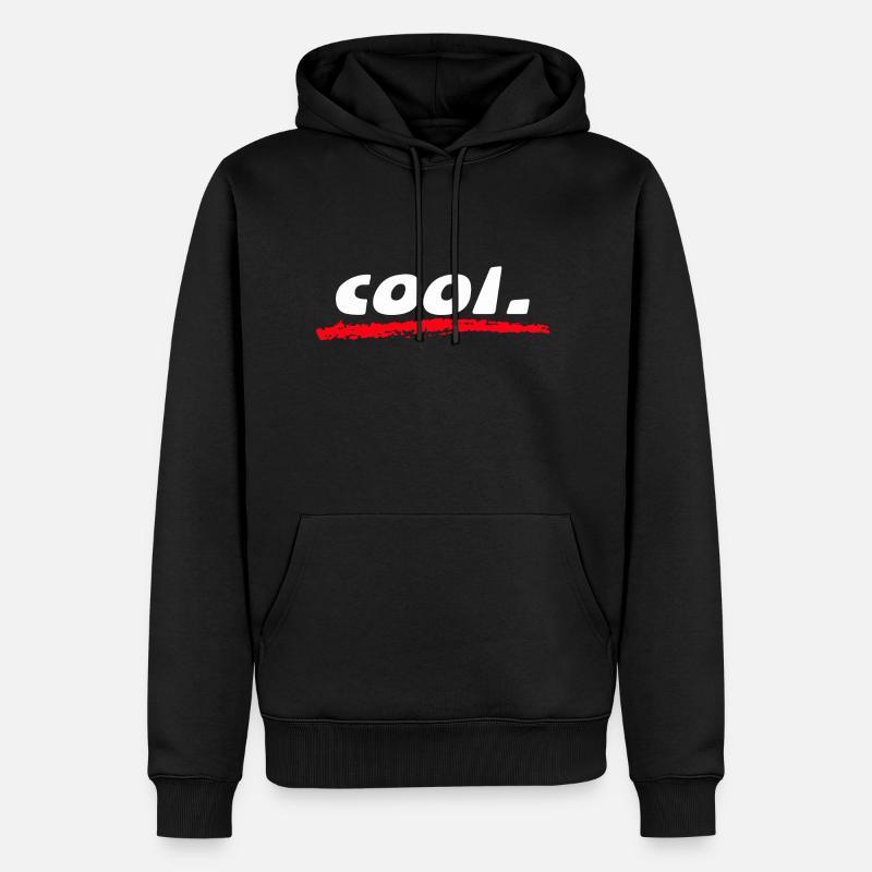 cool cool cooler - Sweat à capuche Premium bio Homme - noir