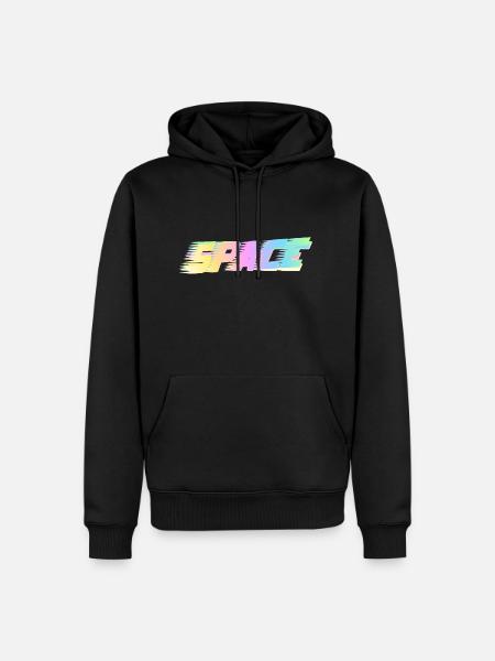 Space - Men’s Premium Organic Hoodie - black