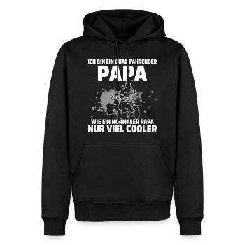 Quadfahrer Geschenkidee Quadfahren Quad ATV - Männer Premium Bio Hoodie - Schwarz - Vorne - Nico (187cm)