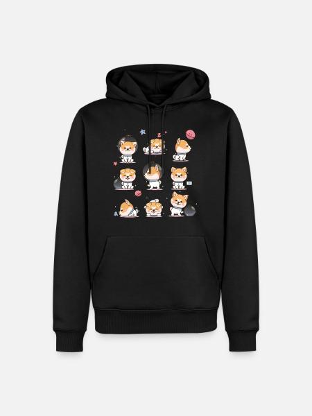 Shiba Inu - Men’s Premium Organic Hoodie - black