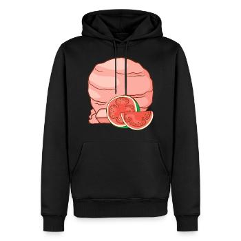 Guave Eis Speiseeis Eiskrem Eiscreme Kugeleis - Männer Premium Bio Hoodie - Schwarz - Vorne - Nico (187cm)