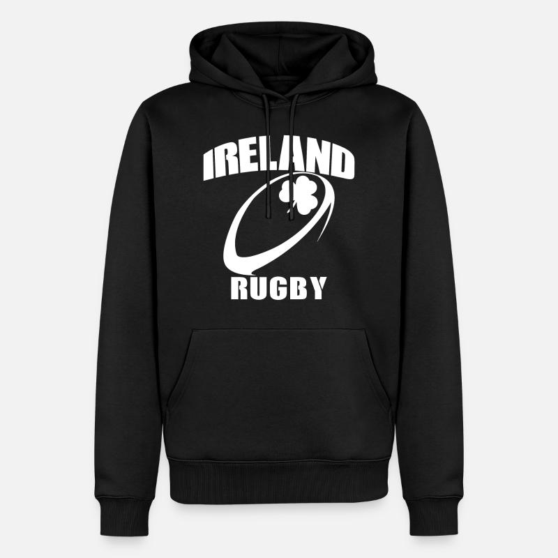 Irlande - Sweat à capuche Premium bio Homme - noir