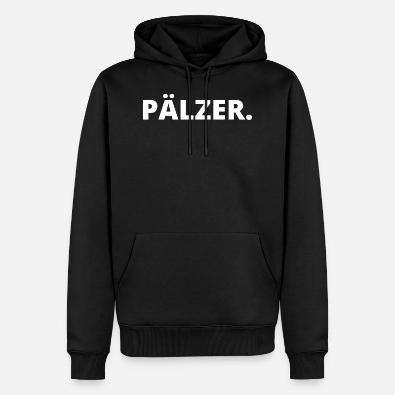 Pälzer. - Sweat à capuche Premium bio Homme - noir