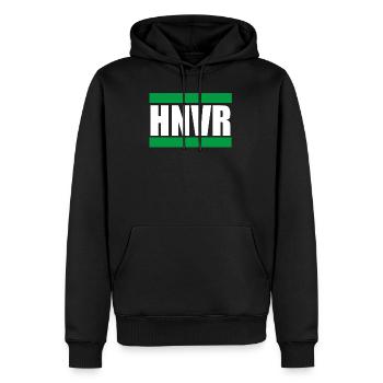 Un fan de Kröpcke fier de son cadeau pour la ville du football de Hanovre - Sweat à capuche Premium bio Homme - noir - Devant - Nico (187cm)