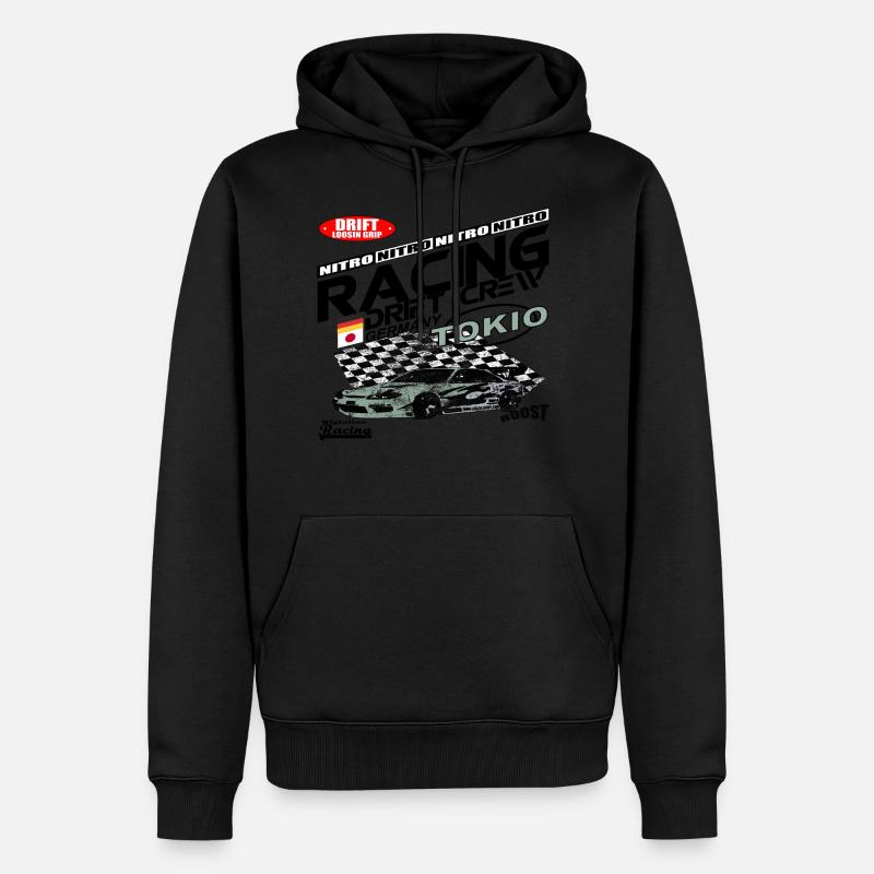 Racing « Drifting » - Sweat à capuche Premium bio Homme - undefined