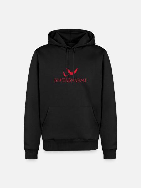 Blutabnahme - Männer Premium Bio Hoodie - Schwarz