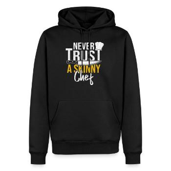 Chefkoch - Männer Premium Bio Hoodie - Schwarz - Vorne - Nico (187cm)
