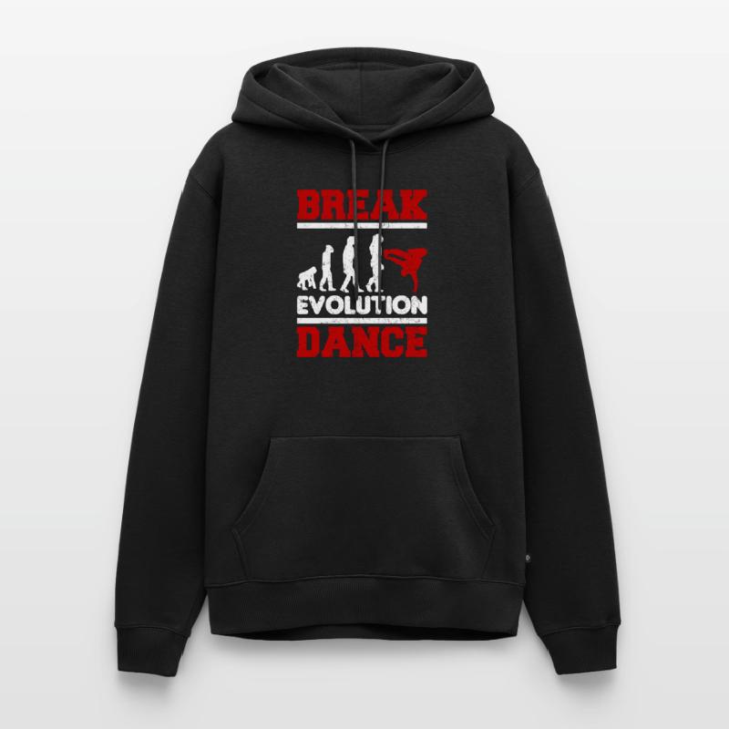 Breakdancing Evolution Breakdance BBoy Dancer Men’s Premium Organic Hoodie