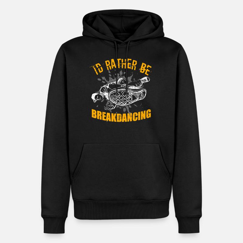 Breakdancing - Männer Premium Bio Hoodie - Schwarz