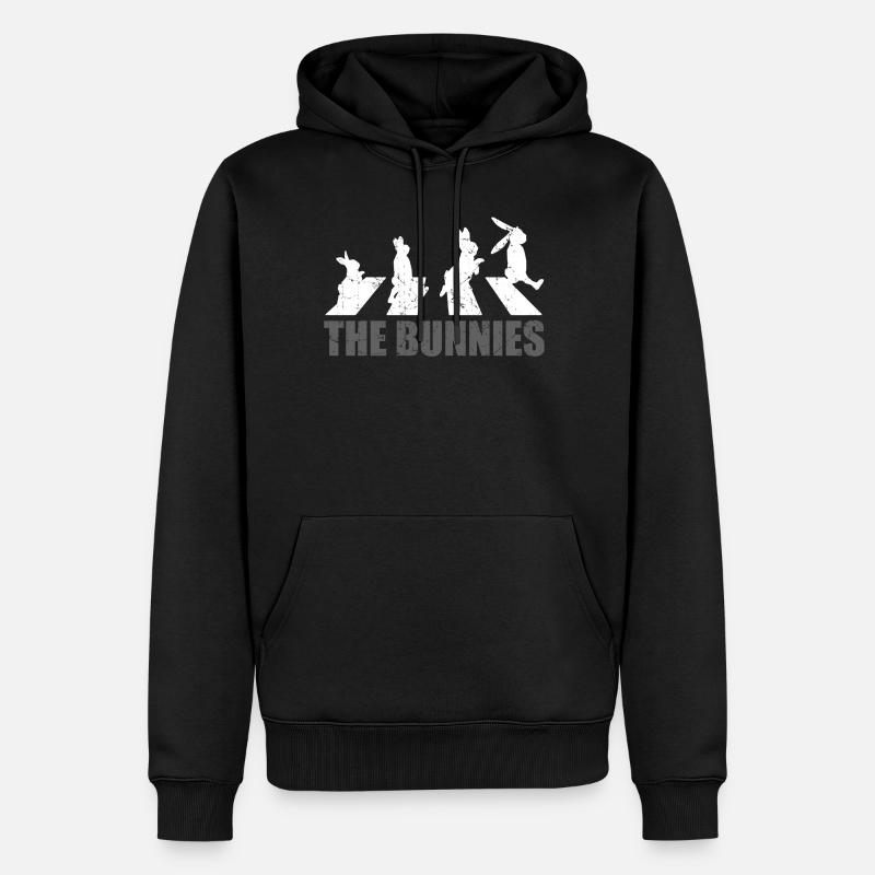 Lapin lapin - Sweat à capuche Premium bio Homme - noir