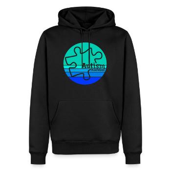 Autism Awareness Day Autismus Autist - Männer Premium Bio Hoodie - Schwarz - Vorne - Nico (187cm)
