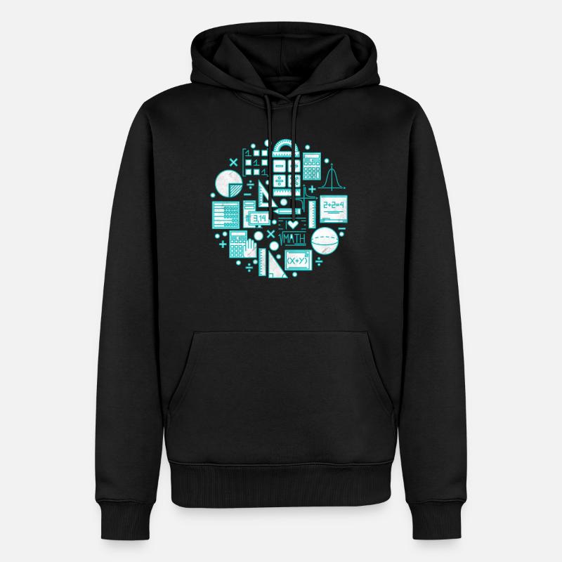 Mathématiques Mathématiques Enseignants Sciences Naturelles - Sweat à capuche Premium bio Homme - noir