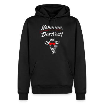 Yehaa Dorffest Schuetzenfest Party Volksfest - Männer Premium Bio Hoodie - Schwarz - Vorne - Nico (187cm)