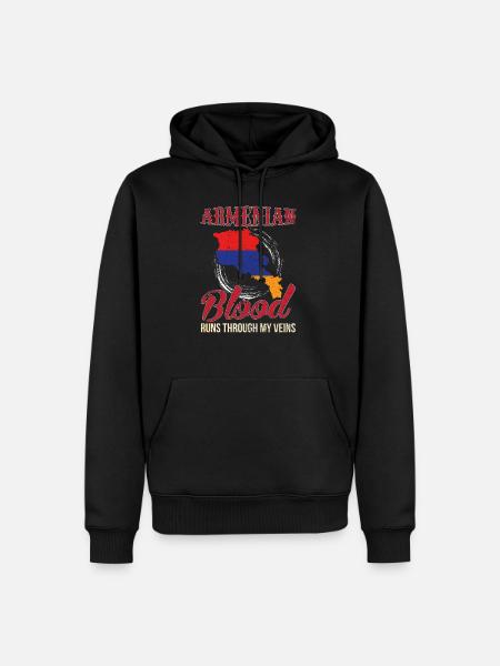 Armenia - Men’s Premium Organic Hoodie - black