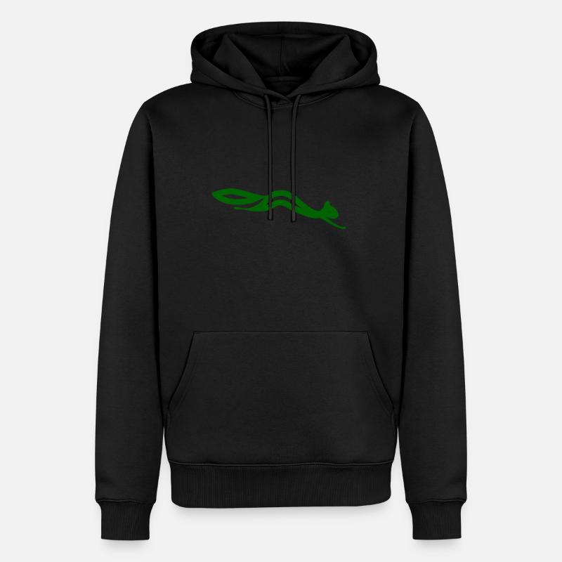 écureuil - Sweat à capuche Premium bio Homme - noir