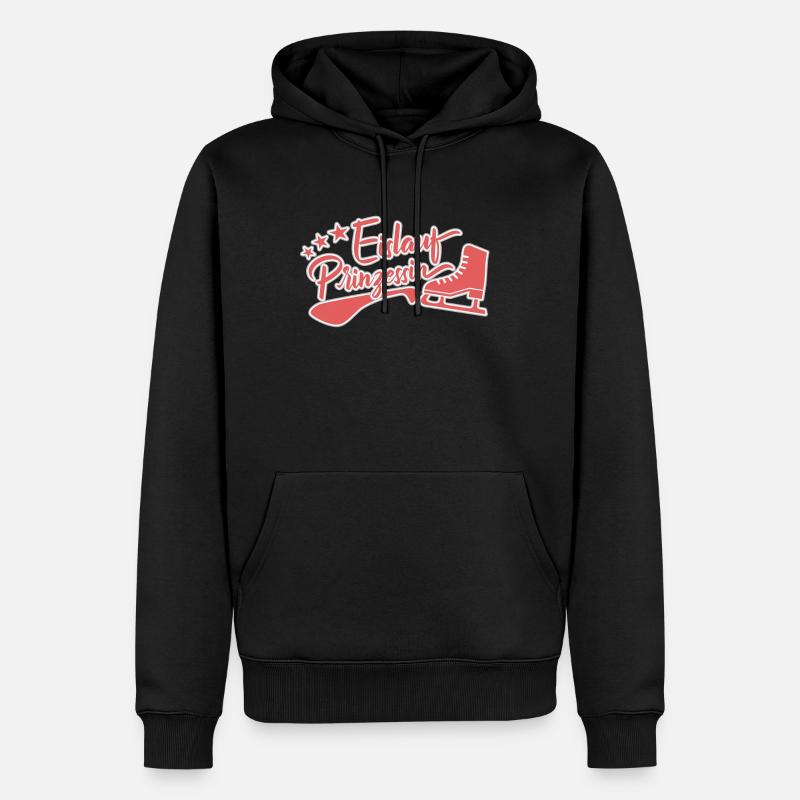 Eislaufprinzessin Eiskunstlauf Schlittschuh - Männer Premium Bio Hoodie - Schwarz