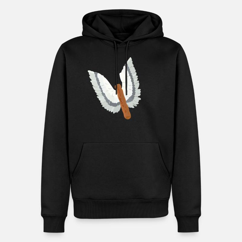 Freekandel - Männer Premium Bio Hoodie - Schwarz