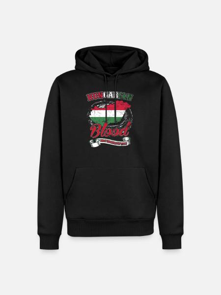 Hungary - Men’s Premium Organic Hoodie - black