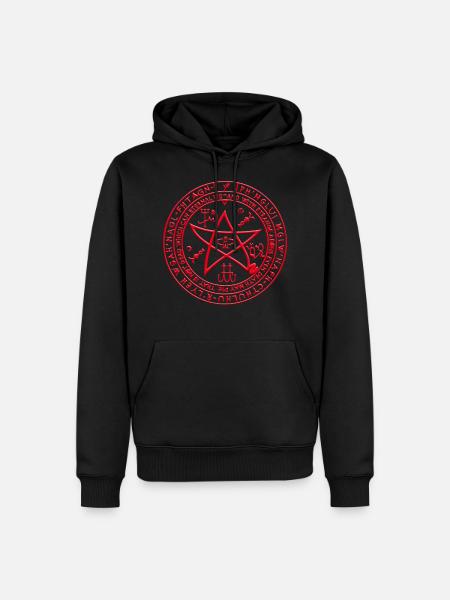Cthulhu-kattoluukku / Cthulhu-kattohuoneisto - Premium luomulaatuinen miesten huppari - musta
