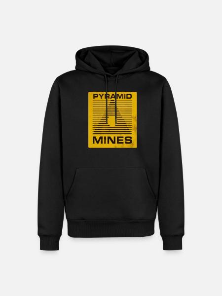 Pyramid Mines - Men’s Premium Organic Hoodie - black