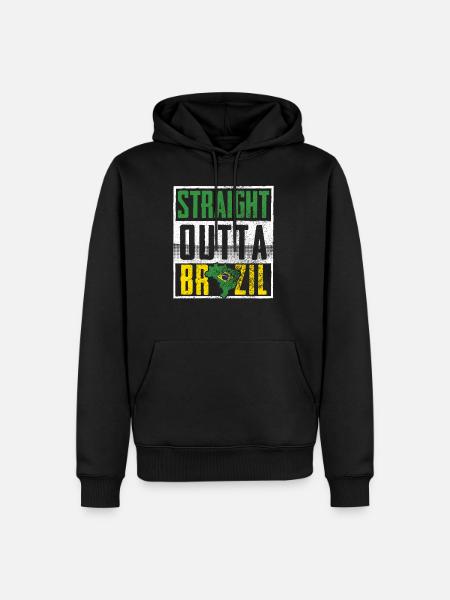 Direct from Brazil - Men’s Premium Organic Hoodie - black