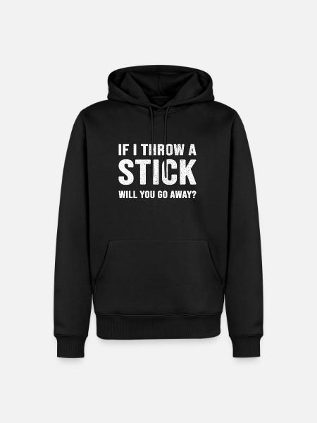 sarcasm - Men’s Premium Organic Hoodie - black