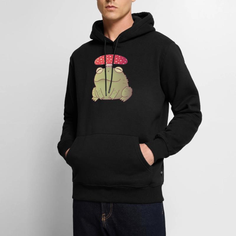 Mignon Toadstool Toad Doodle Sweat à capuche Premium bio Homme