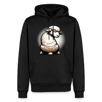 Schaf Schafe Schäfer Schafhalter Schafbock - Männer Premium Bio Hoodie - Schwarz - Vorne - Nico (187cm)