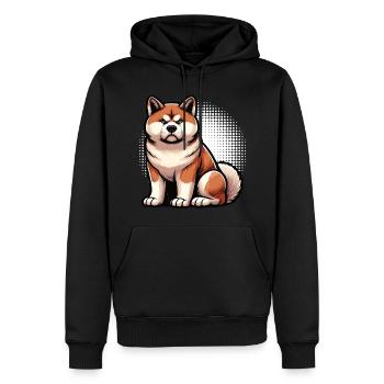 Akita Akita owner Akitas Akita lover Akitafan - Men’s Premium Organic Hoodie - black - Front - Nico (187cm)