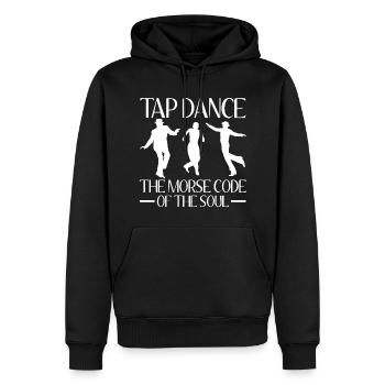Stepptanz | Stepptänzer Tanzen Tanz Geschenkideen - Männer Premium Bio Hoodie - Schwarz - Vorne - Nico (187cm)